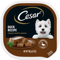 Cesar Classic Loaf in Sauce Soft Wet Dog Food Duck️