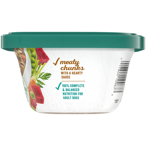 Purina Beneful High Protein Wet Dog Food With Gravy, Prepared Meals Savory Rice &amp; Lamb Stew