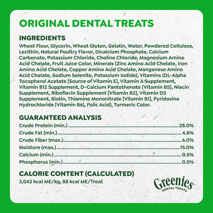 GREENIES Original Regular Daily Dental Treats for Dogs