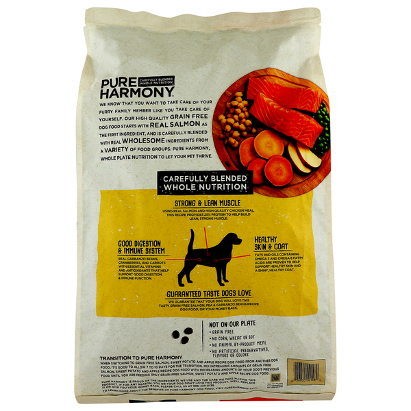 Pure Harmony Super Premium Salmon, Sweet Potato &amp; Apple Recipe Dog Food