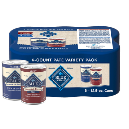 Blue Buffalo Homestyle Recipe Chicken &amp; Beef Pate Wet Dog Food