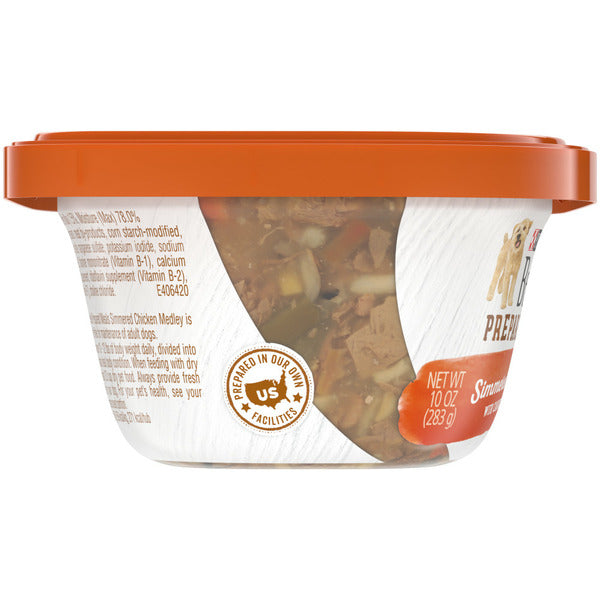 Purina Beneful High Protein Wet Dog Food With Gravy, Prepared Meals Simmered Chicken Medley