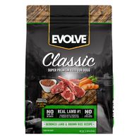 EVOLVE Classic Lamb &amp; Brown Rice, Dog Food️
