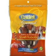Cadet Dog Treat, Triple-Flavored Shish Kabobs, Gou...
️