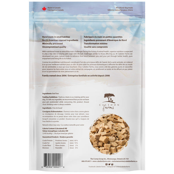 Caledon Farms Beef Liver Bites Dog Treats