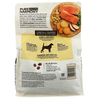 Pure Harmony Super Premium Salmon, Sweet Potato &amp; Apple Recipe Dog Food