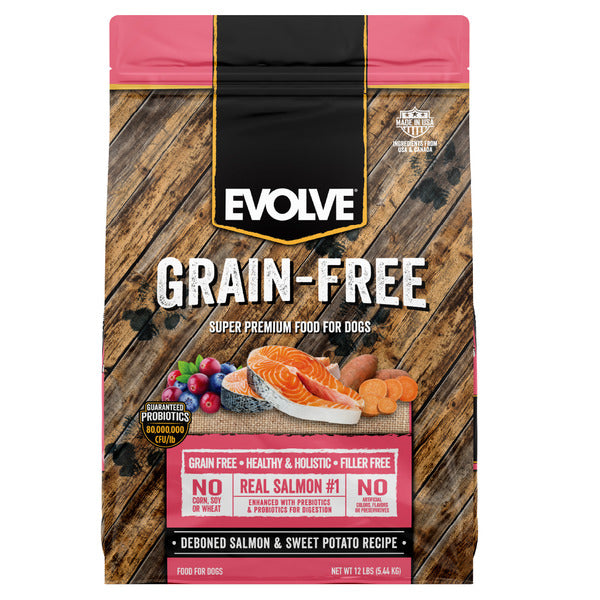 EVOLVE Grain Free Salmon &amp; Sweet Potato Dog Food