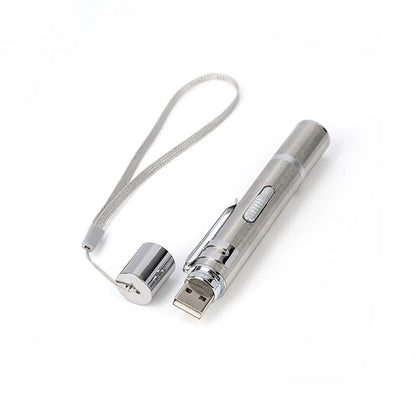 Laser Pointer Cat Toy Usb Rechargeable 5 Patterns