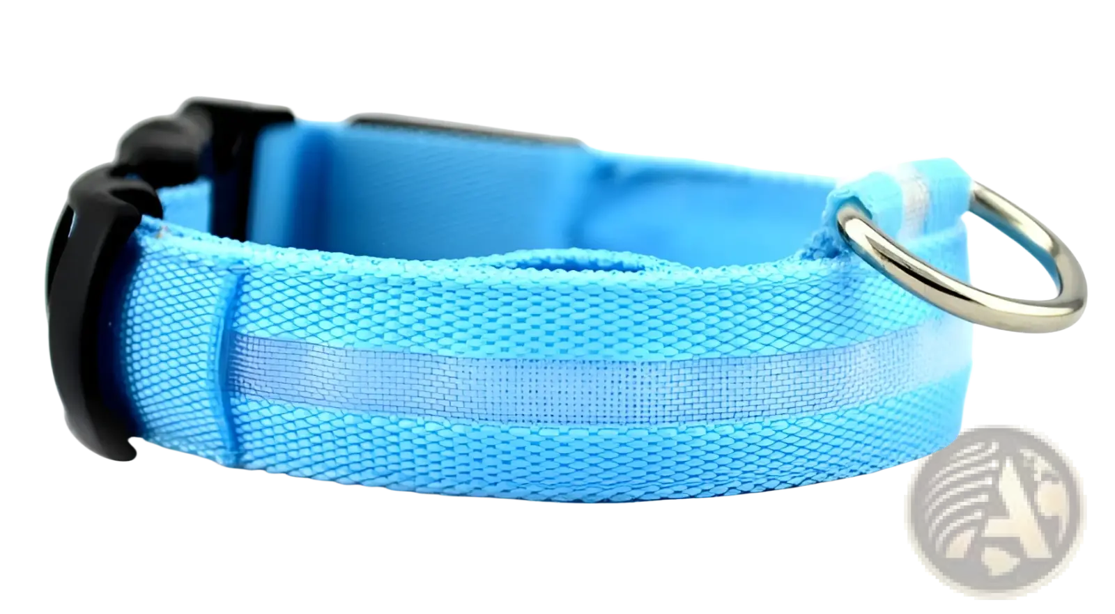 Led Dog Collar Night Safety Glowing Nylon Pet Leash