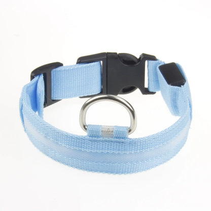 Led Dog Collar Rechargeable Luminous Night Safety Light