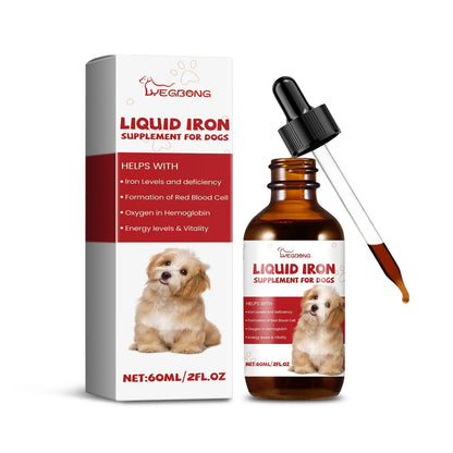 Liquid Iron Supplement for Dogs with Mint Extract 60ml