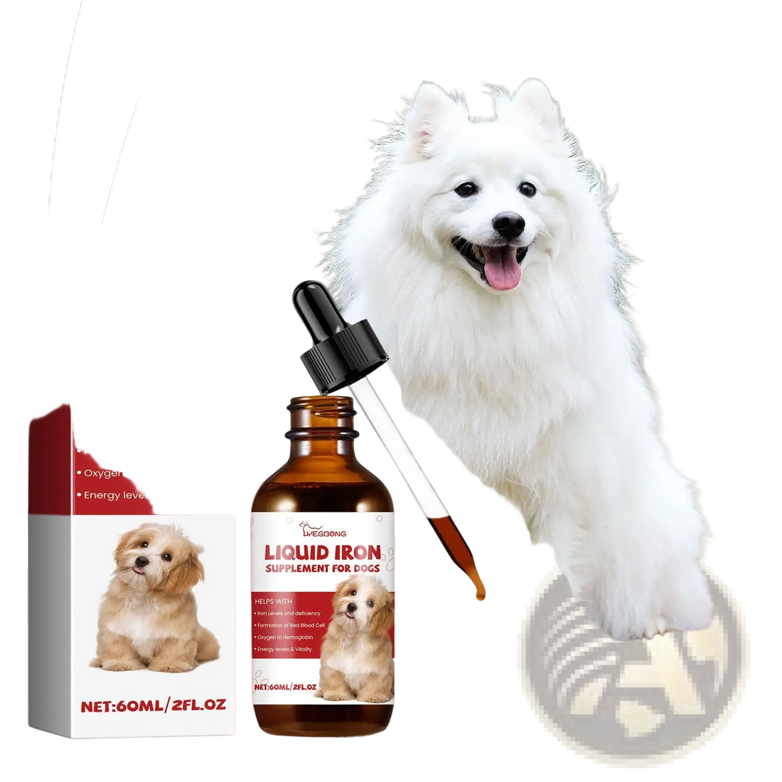 Liquid Iron Supplement for Dogs with Mint Extract 60ml