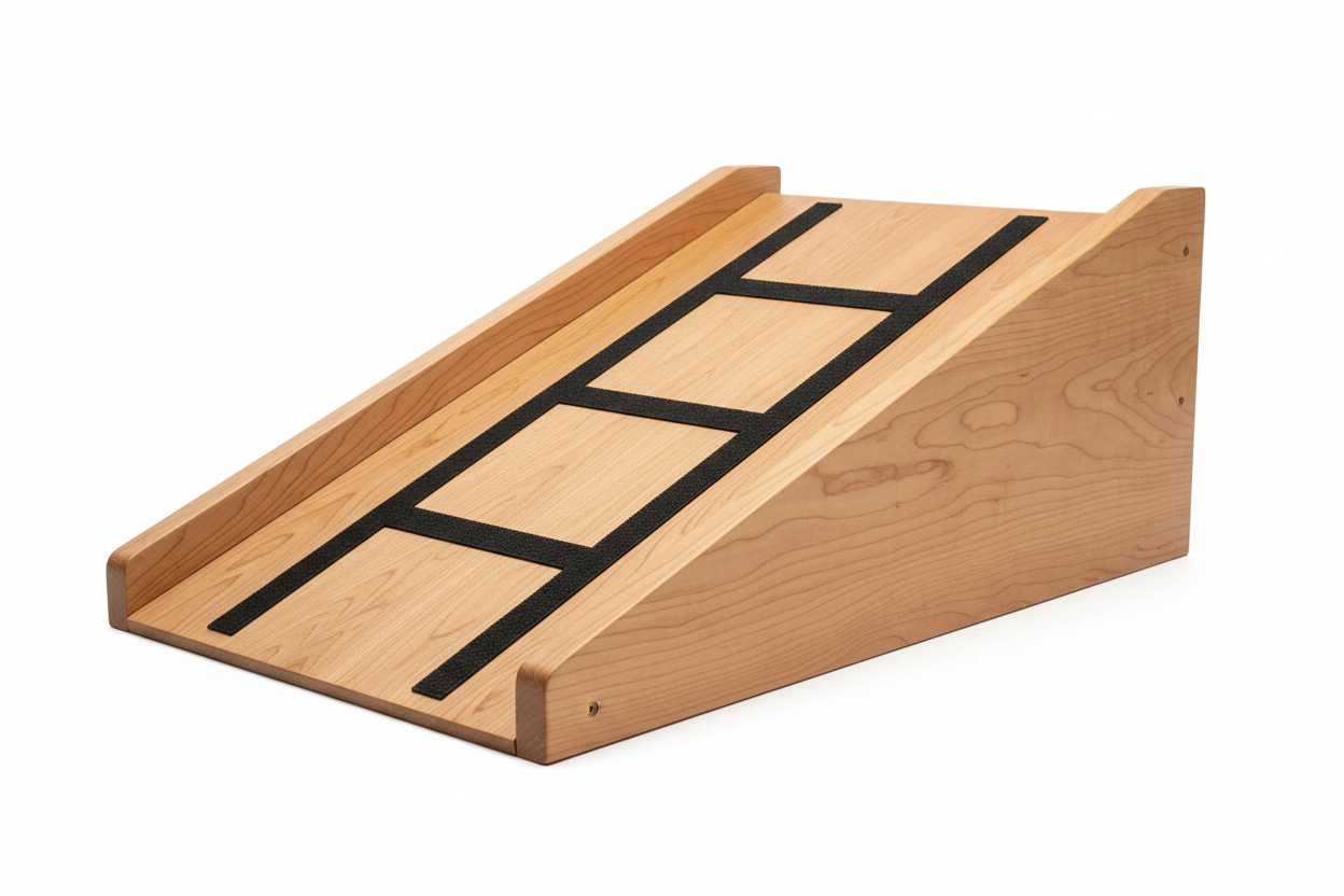 DoggoRamps Adjustable Hardwood Dog Ramp – Solid Maple for Beds &amp; Couches
