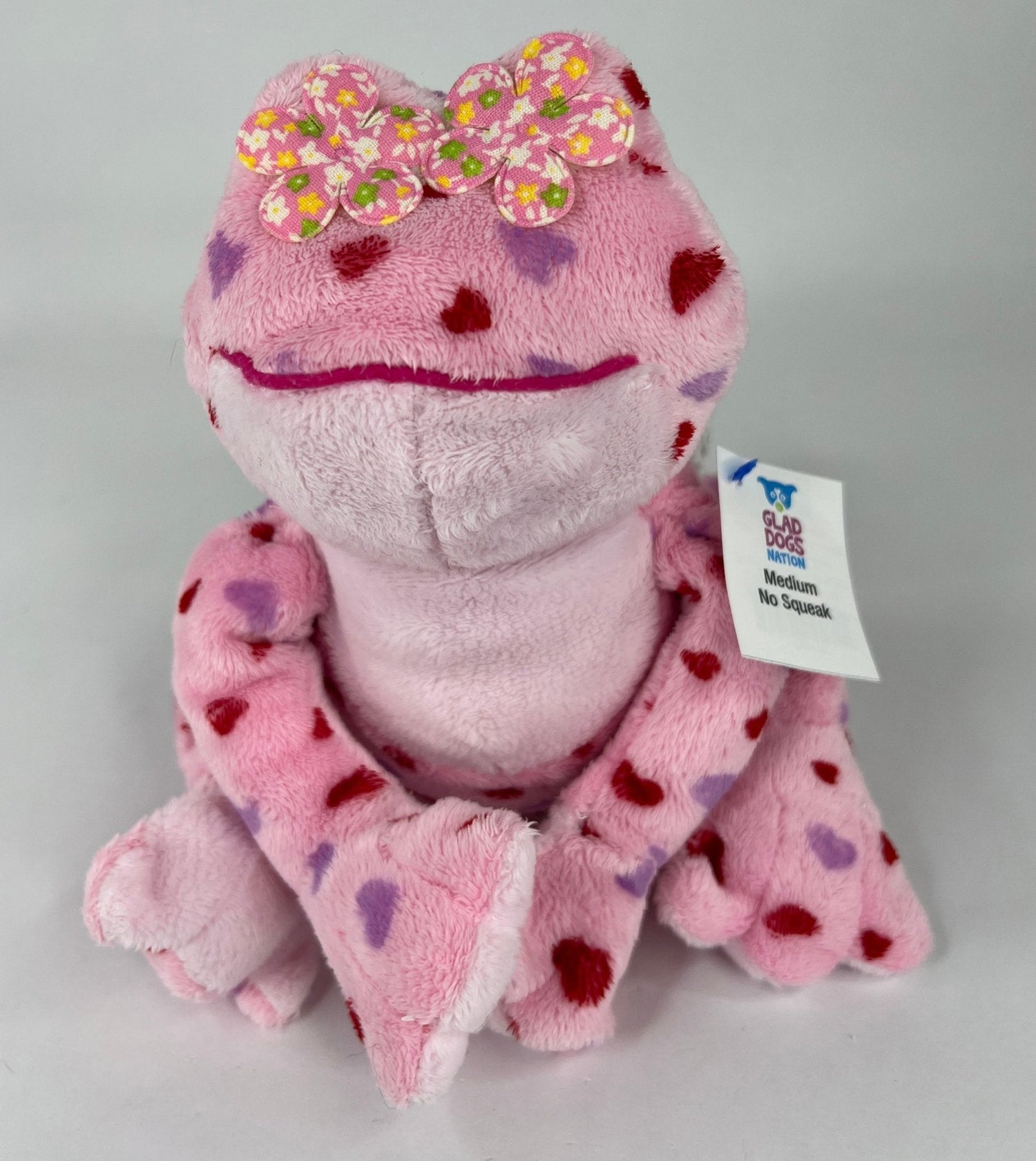 Medium NO SQUEAK Stuffed Dog &amp; Puppy Toys / 20-50 lb. Dogs