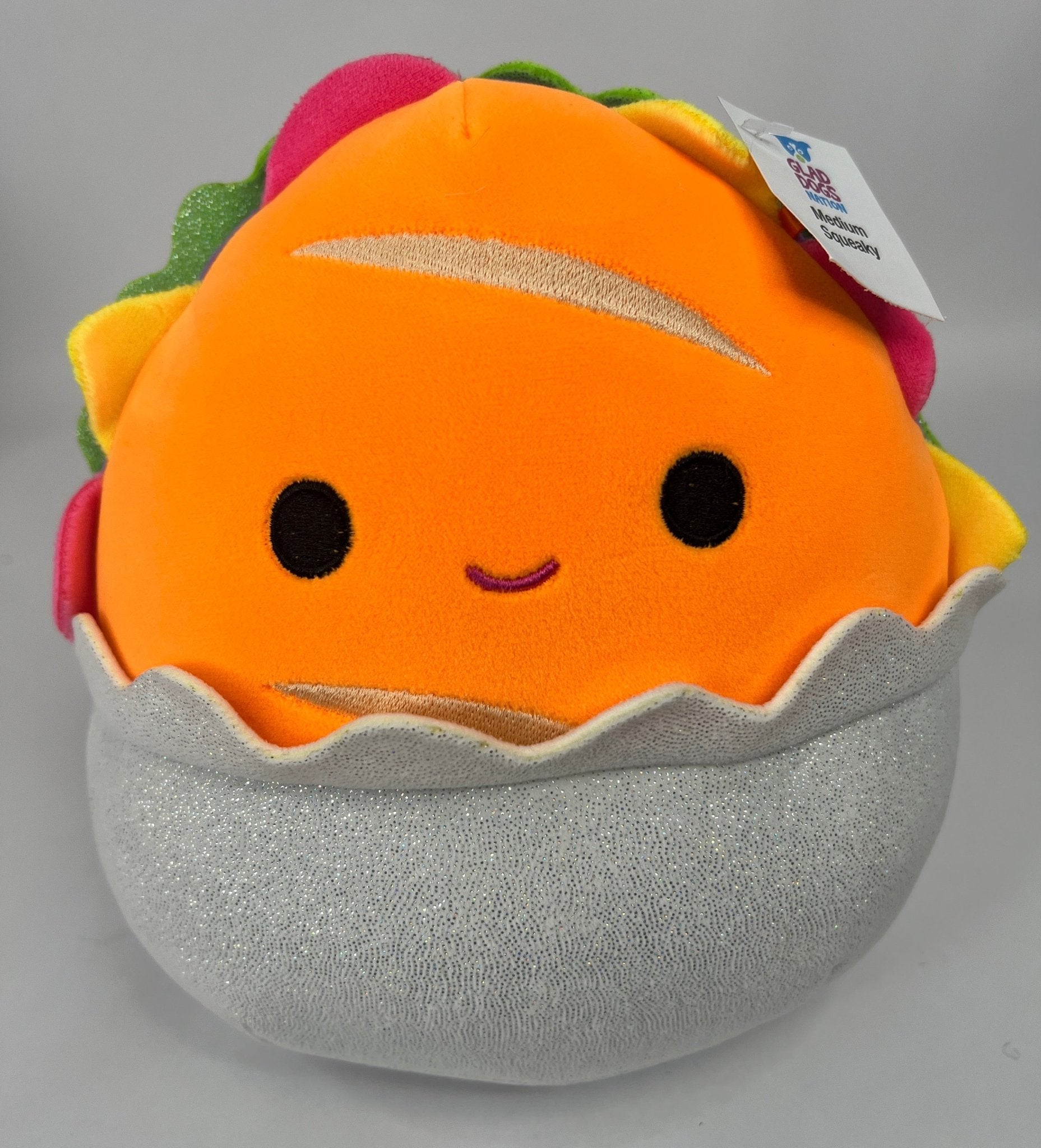BOGO! Medium Squishy Cuddlers Super Soft Plush Pet Toys: Squeak &amp; NO Squeak