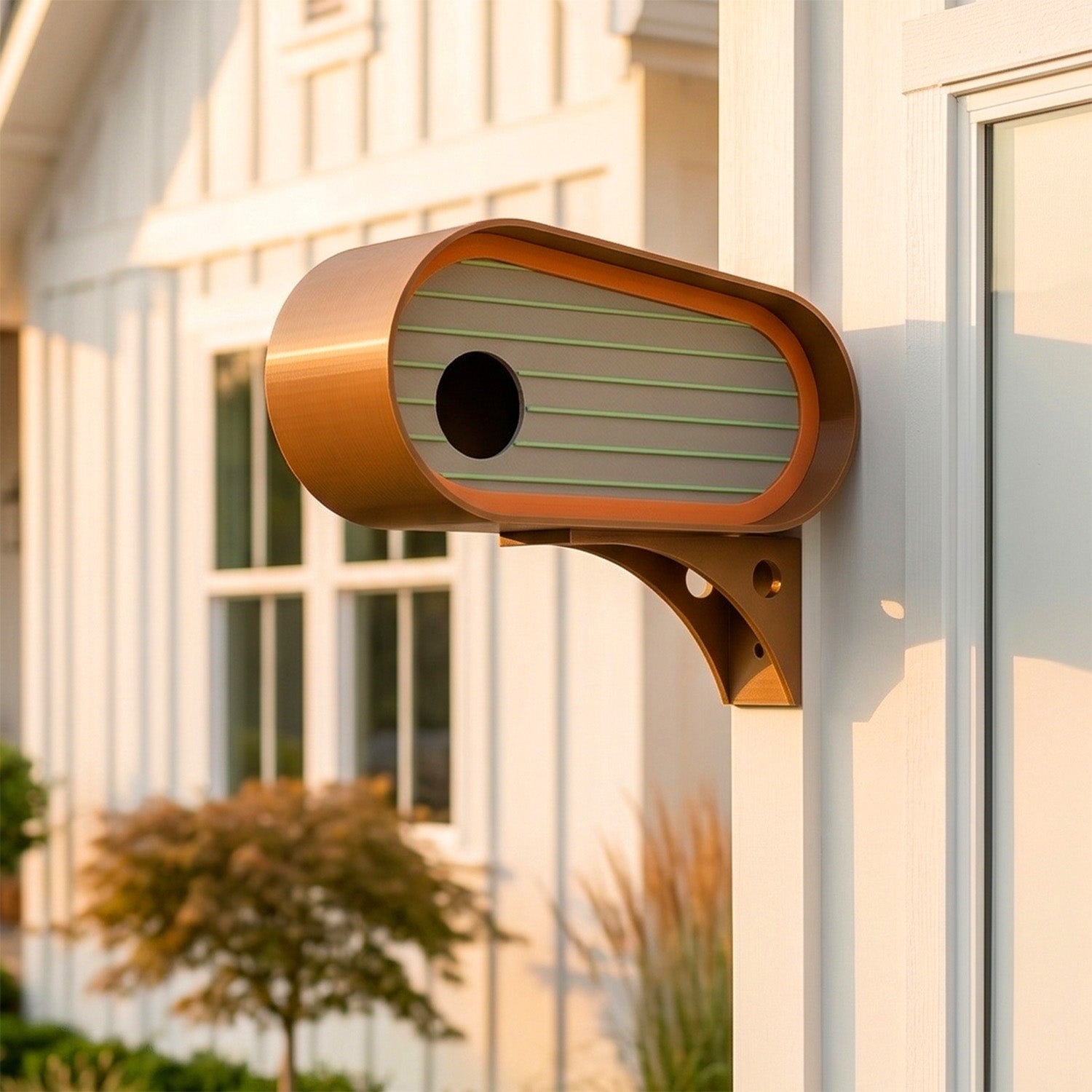 ADG42 The Oransa Mid-Century Modern Birdhouse
