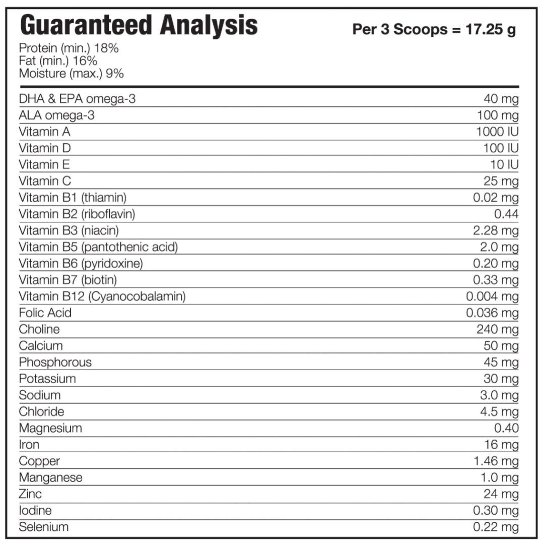 WellyTails  Mighty Green Phytonutrients Vitamins &amp; Minerals for Dogs