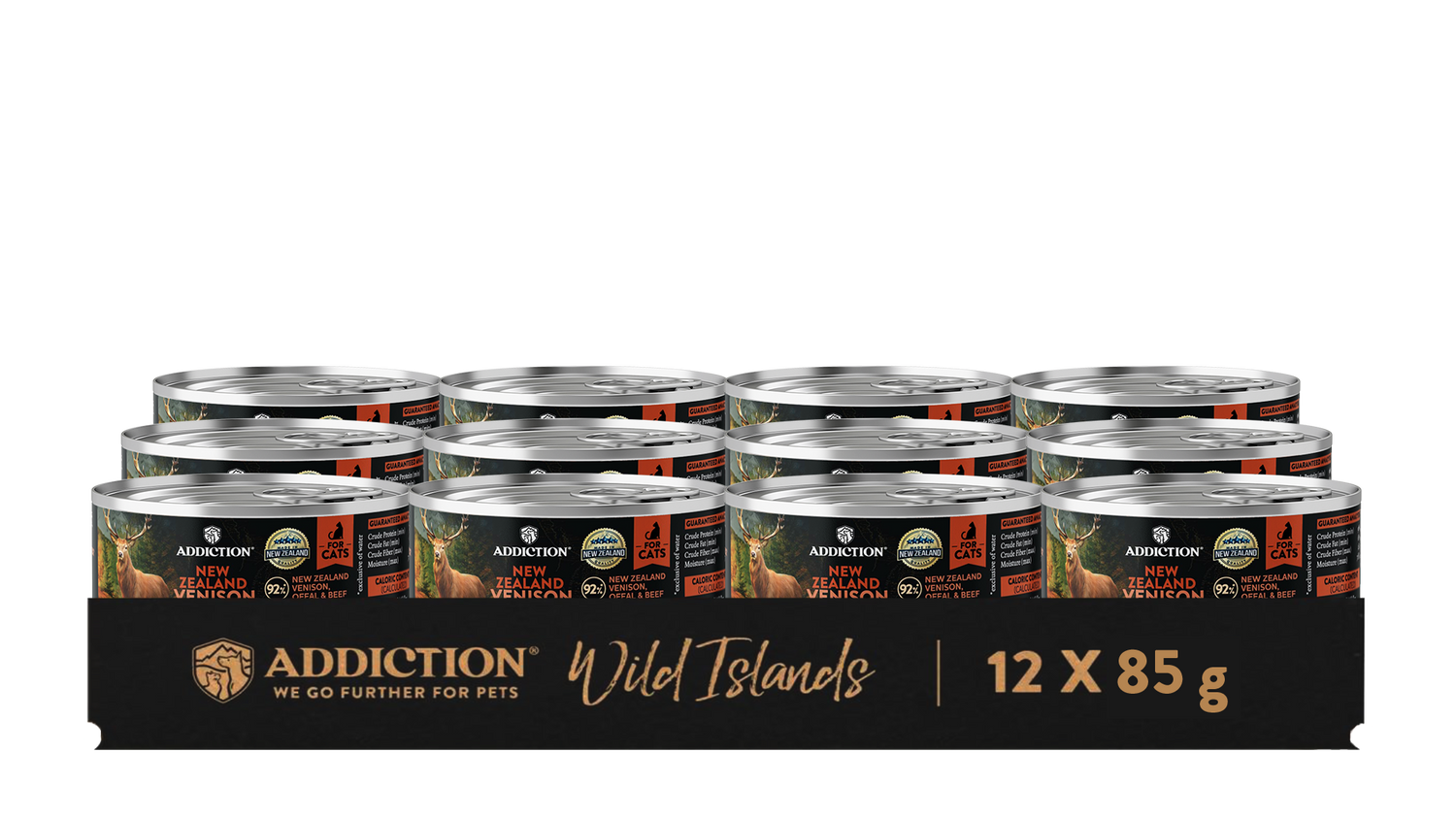 Wild Islands New Zealand Venison Recipe Premium Grain-free Canned Cat Food 85g