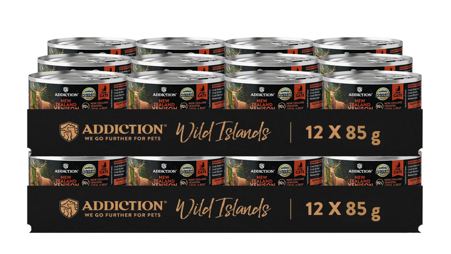 Wild Islands New Zealand Venison Recipe Premium Grain-free Canned Cat Food 85g
