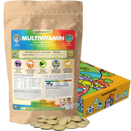 Multivitamin for Dogs &amp; Cats. Prenatal Vitamins. 90 Tabs