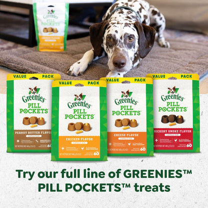 BestBy02/29 Greenies Pill Pockets Large Dog Treats Cheese Flavor 7.9oz