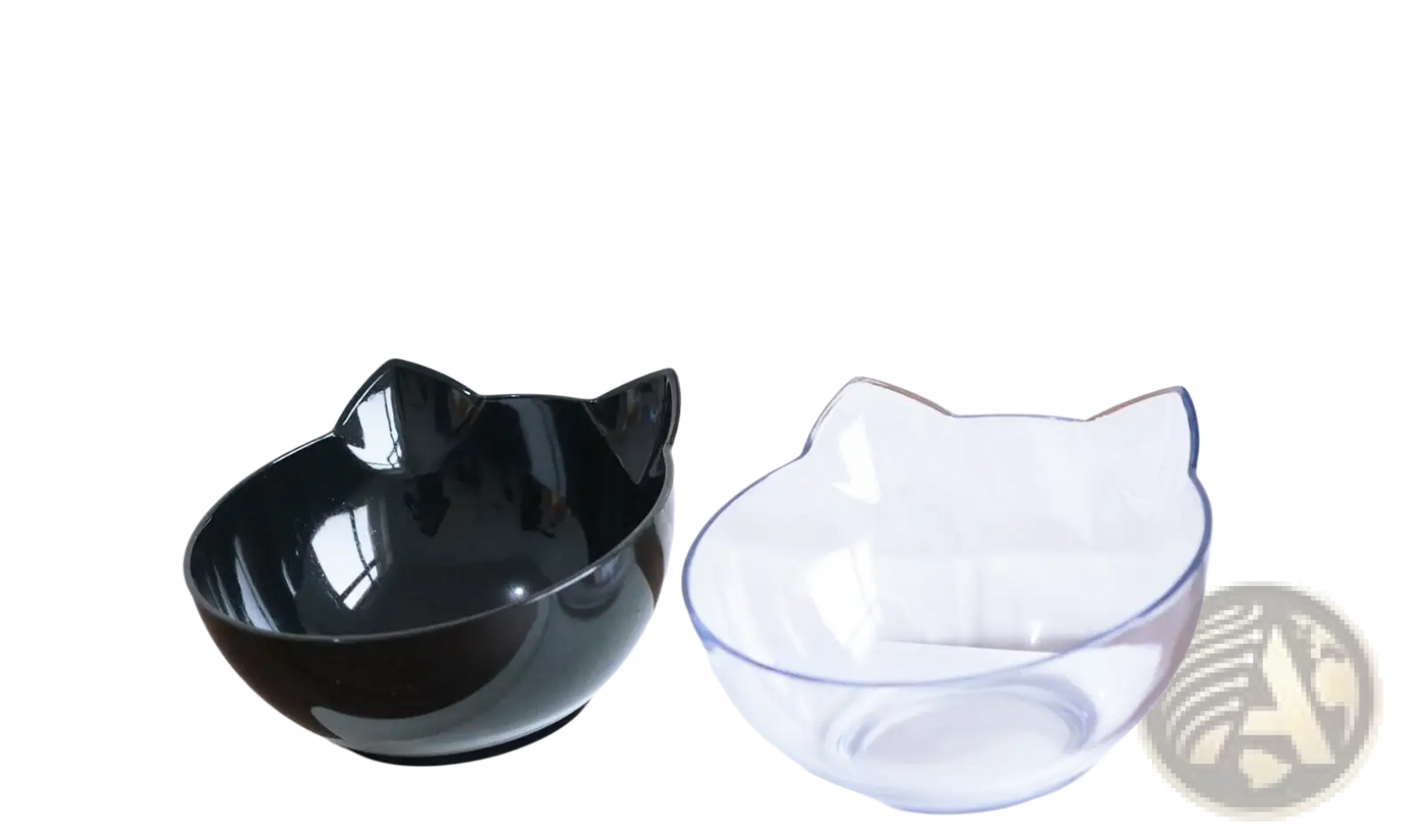 Orthopedic Cat Ear Pet Bowl Slanted Neck Protection