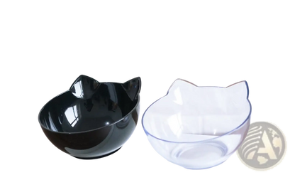 Orthopedic Cat Ear Pet Bowl Slanted Neck Protection