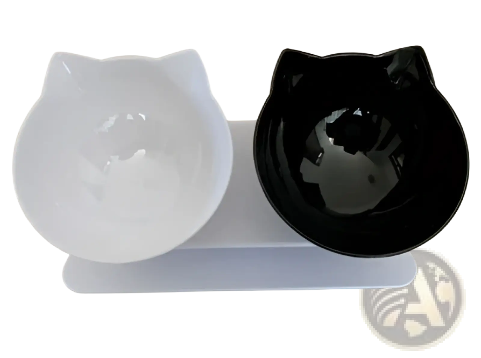 Orthopedic Cat Ear Pet Bowl Slanted Neck Protection