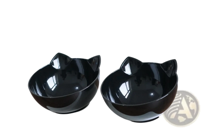 Orthopedic Cat Ear Pet Bowl Slanted Neck Protection