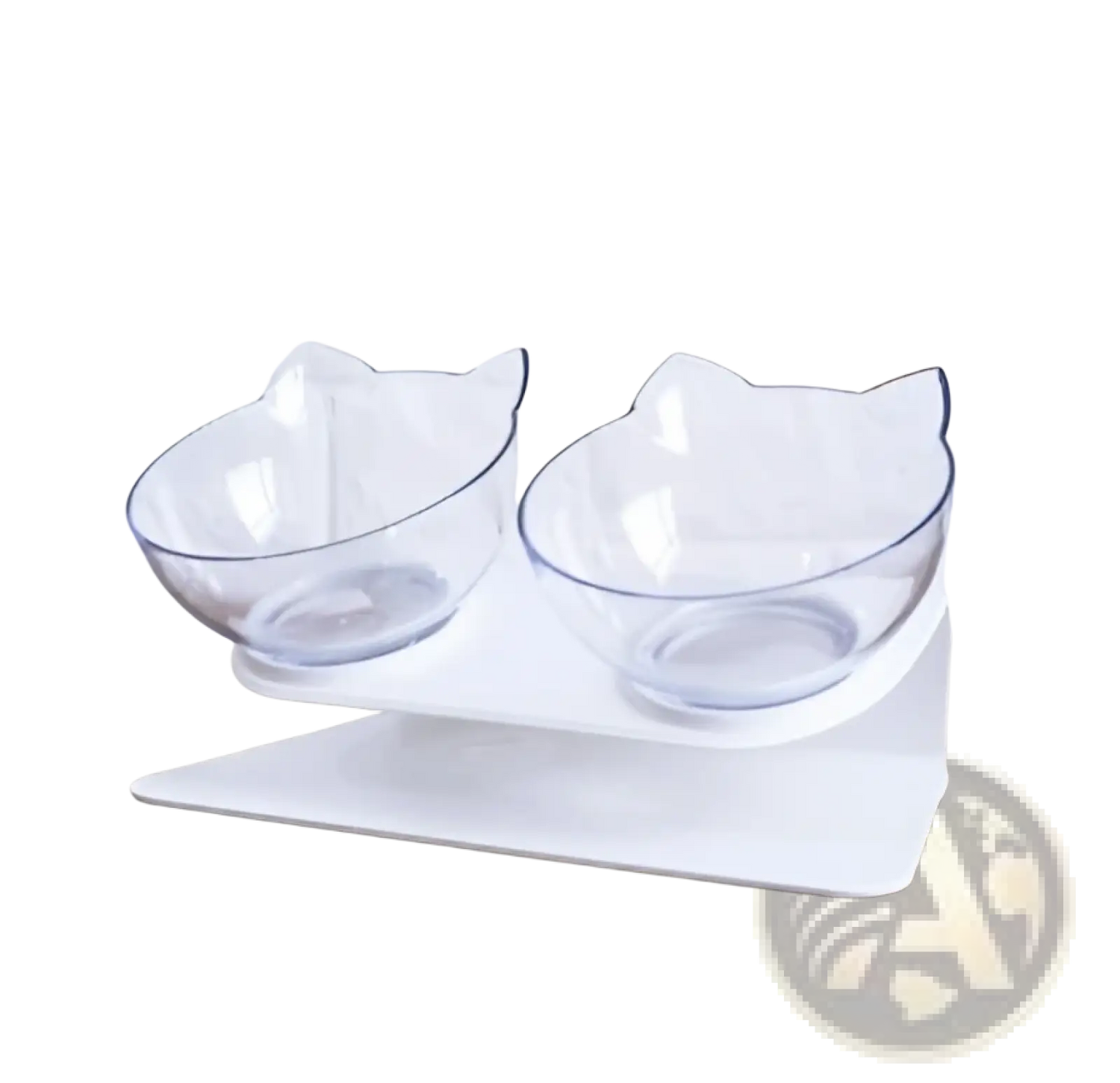 Orthopedic Cat Ear Pet Bowl Slanted Neck Protection