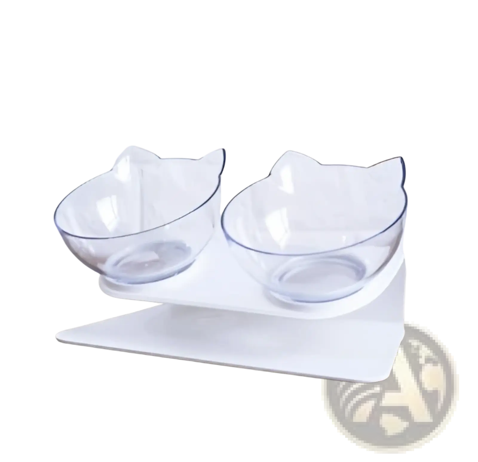 Orthopedic Cat Ear Pet Bowl Slanted Neck Protection