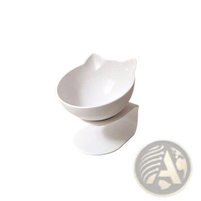 Orthopedic Cat Ear Pet Bowl Slanted Neck Protection