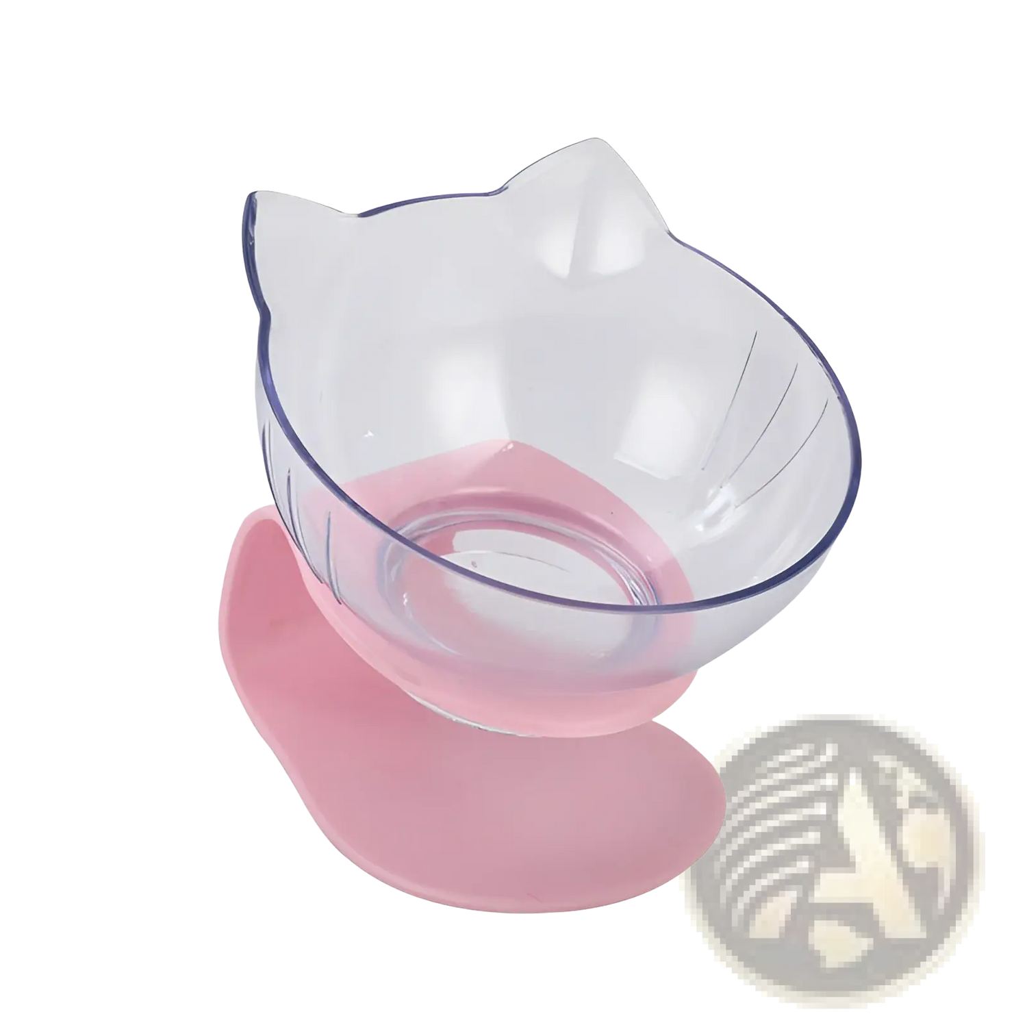 Orthopedic Cat Ear Pet Bowl Slanted Neck Protection