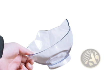 Orthopedic Cat Ear Pet Bowl Slanted Neck Protection