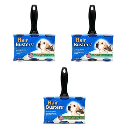 Pepin Hair Busters 3/pk - 3 Rolls &amp; 1 Handle