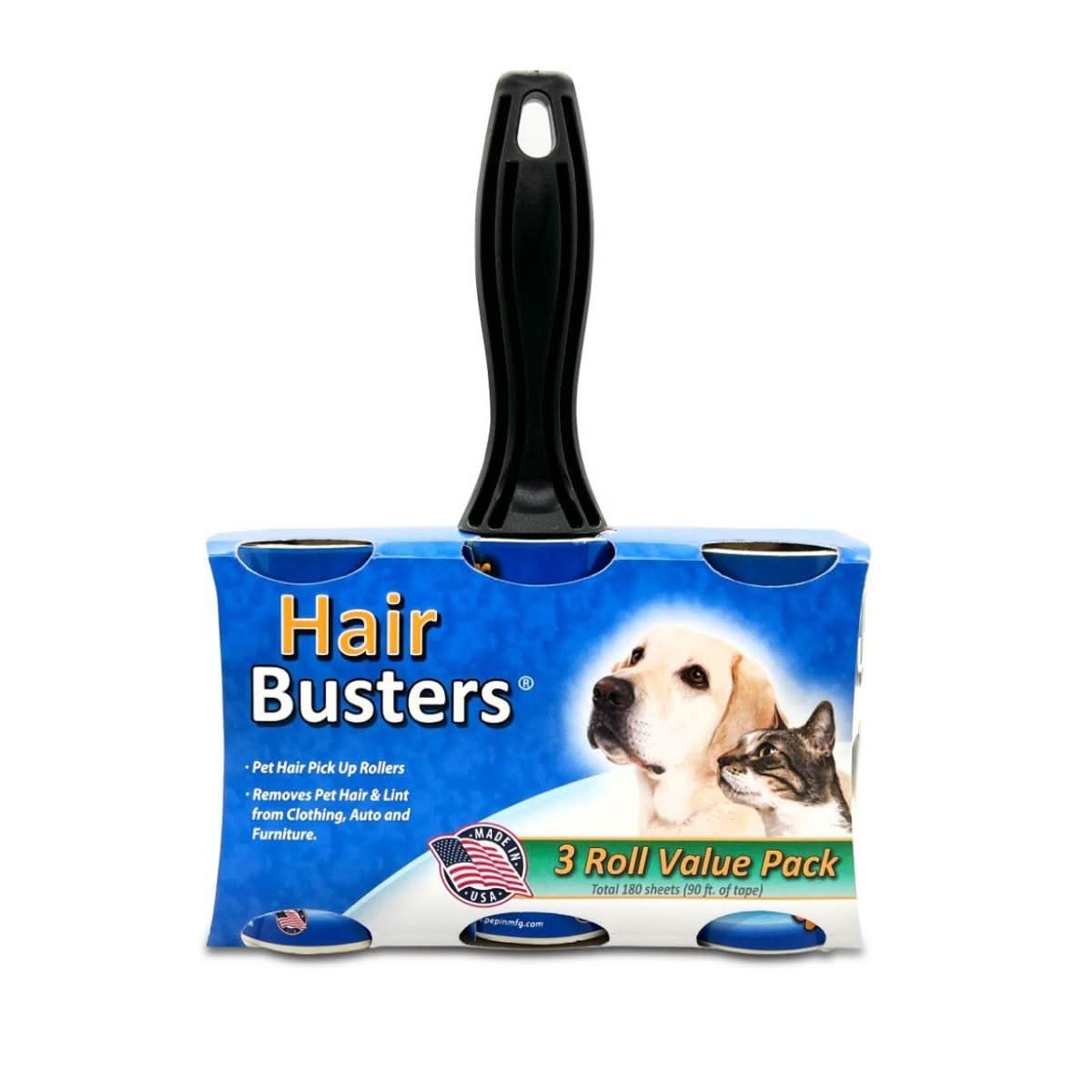 Pepin Hair Busters 3/pk - 3 Rolls &amp; 1 Handle