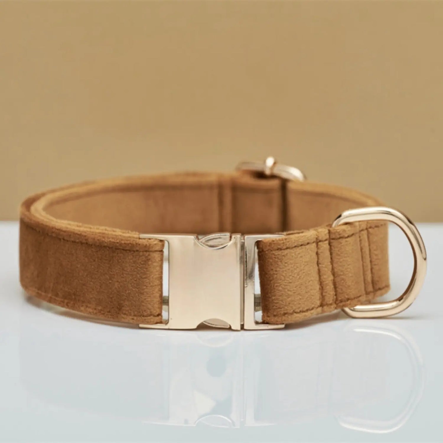 Personalized Velvet Dog Collar and Leash Set with Bow