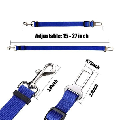 Adjustable Pet Car Seat Belt Harness | Dog and Cat Safety Strap