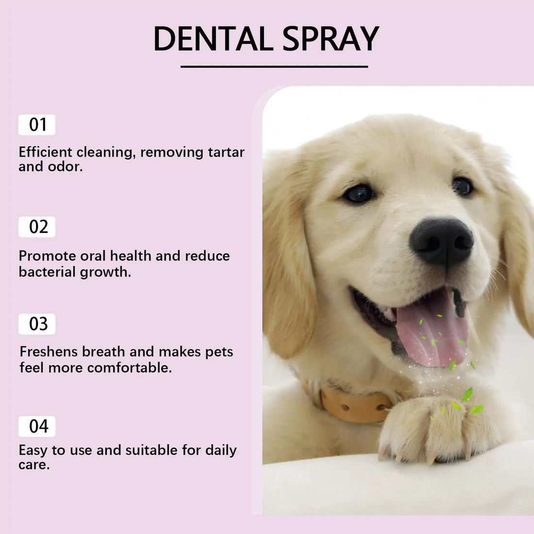 Pet Dental Spray Oral Care and Breath Freshener