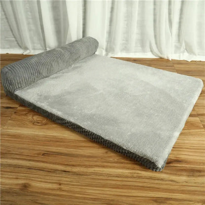 Premium Corduroy Plush Orthopedic Pet Bed