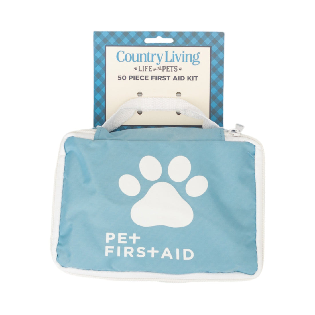 Country Living 50-Piece Pet Travel First Aid Kit for Emergencies, Safety, Adventure &amp; On-the-Go Pet Care