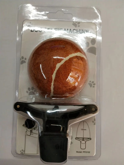 Pet Selfie Stick Tennis Ball Phone Clip Prop