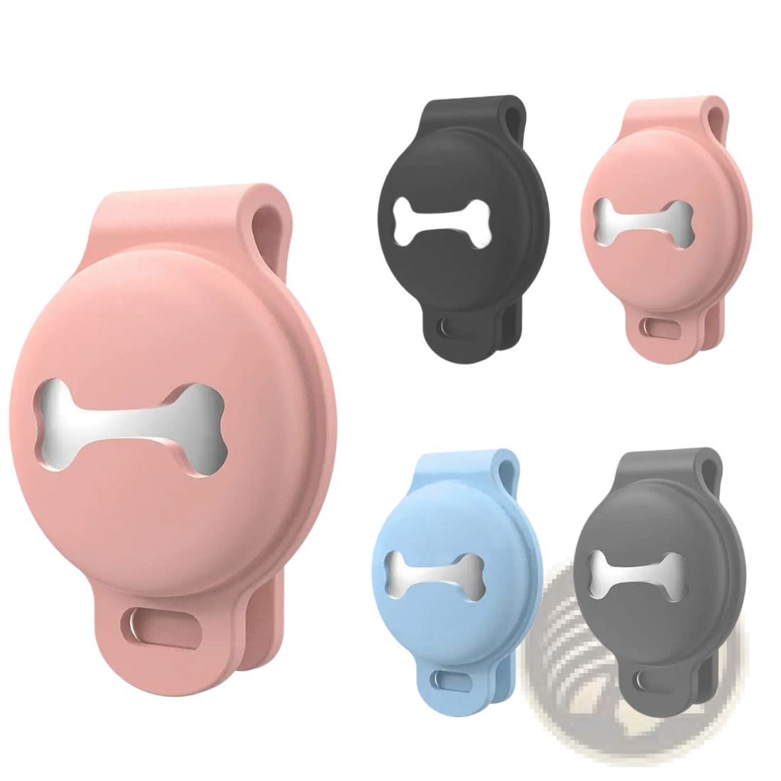 Pet Tracker Silicone Case with Bone Cutout Accessory