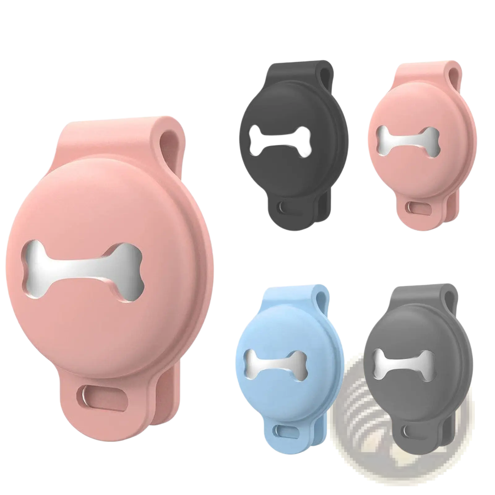 Pet Tracker Silicone Case with Bone Cutout Accessory
