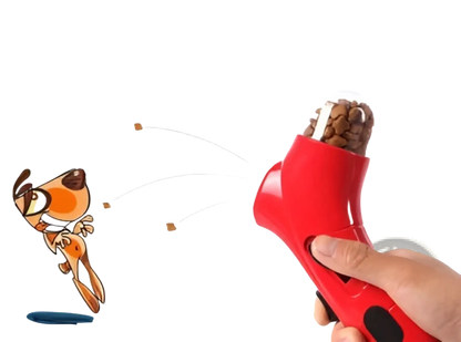 Pet Treat Launcher Portable Dog and Cat Food Catapult