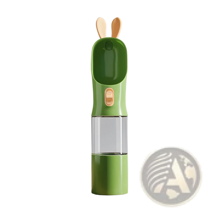 Pet Water Bottle Bunny Shaped Portable Travel Dispenser