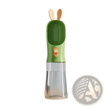 Pet Water Bottle Bunny Shaped Portable Travel Dispenser