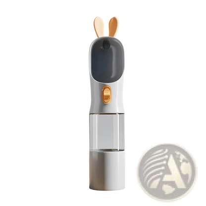 Pet Water Bottle Bunny Shaped Portable Travel Dispenser