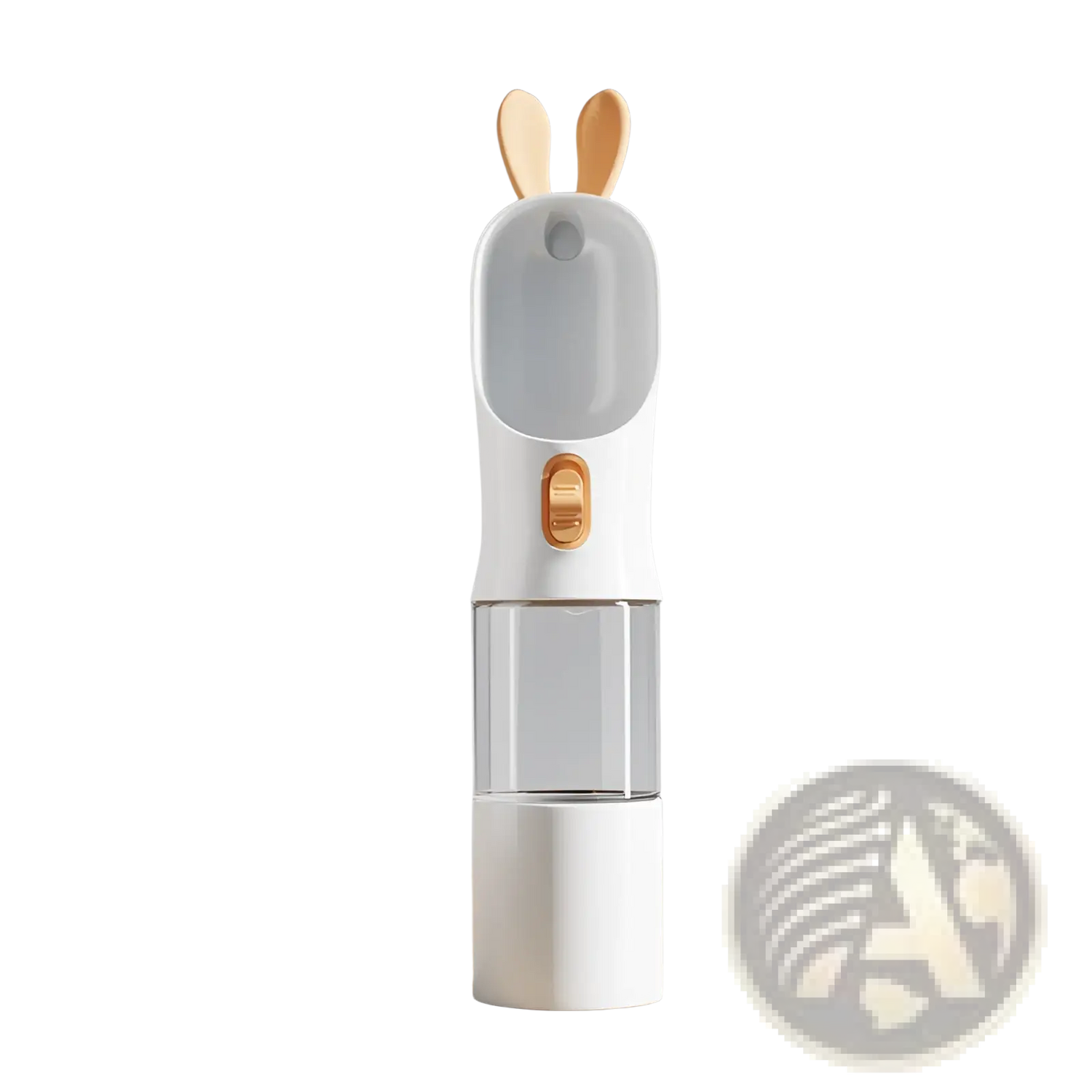 Pet Water Bottle Bunny Shaped Portable Travel Dispenser