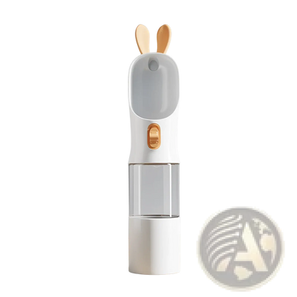 Pet Water Bottle Bunny Shaped Portable Travel Dispenser
